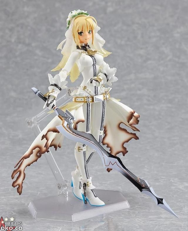 【マーベラスAQL】FATE EXTRA CCC 限定版 figma saber【婚纱.Ver】