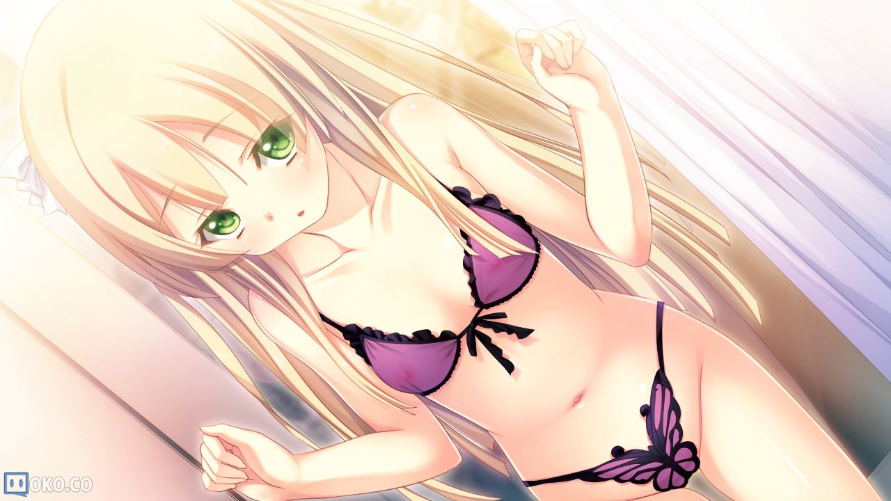 Konachan.com - 168431 blonde_hair blush breasts game_cg green_eyes innocent_bull.jpg