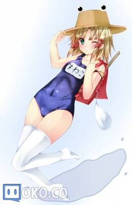 yande 164723 moriya_suwako niro school_swimsuit swimsuits thighhighs touhou.jpg