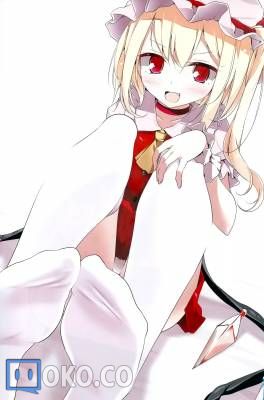 yande 236009 feet flandre_scarlet loli oouso pantsu thighhighs touhou usotsukiya.jpg