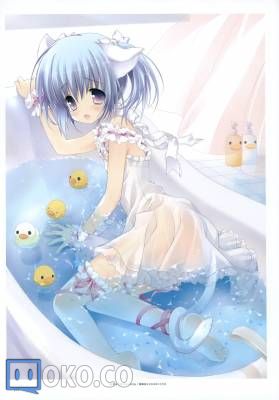 yande 123088 animal_ears bathing dress morinaga_korune nekomimi see_through tail.jpg