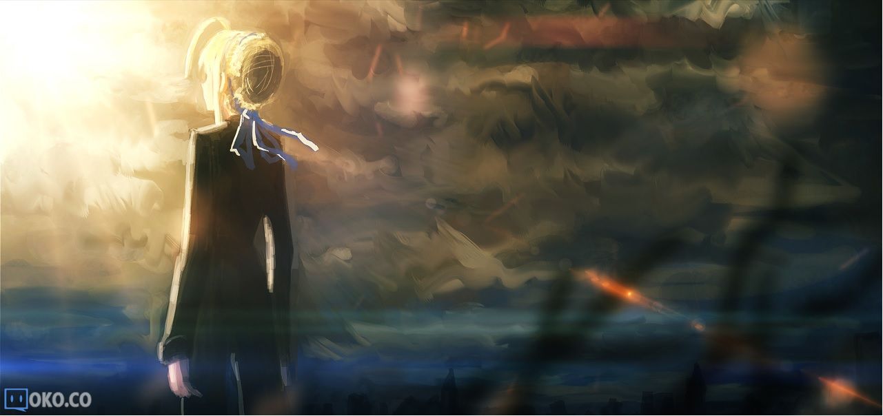 Konachan.com - 136590 clouds fate_stay_night fate_zero saber sky tomok2.jpg