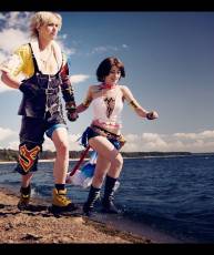 Tidus & Yuna (Final Fantasy X, X-2)   Narga and Aoki Cosplay(25P)